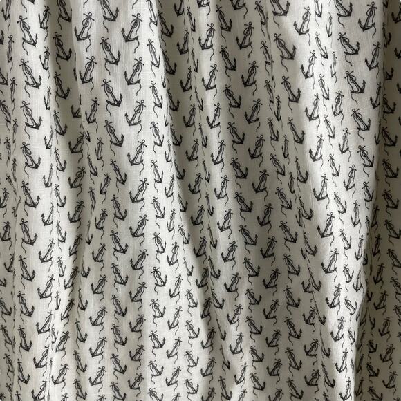 J. Crew Anchor Printed Rope Halter Neck Top Cream Size XS - Picture 4 of 8